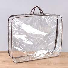 Transparent zipper bag